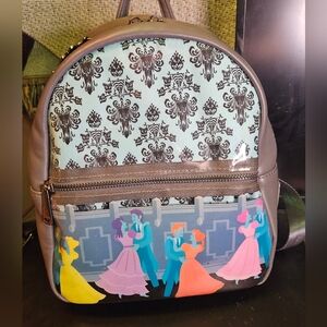 Haunted Mansion Dancing Ghosts Loungefly Mini Backpack